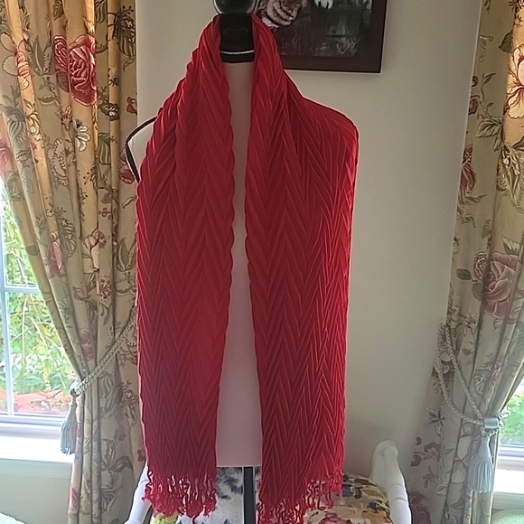 NWT Red Scarf - Picture 1 of 4